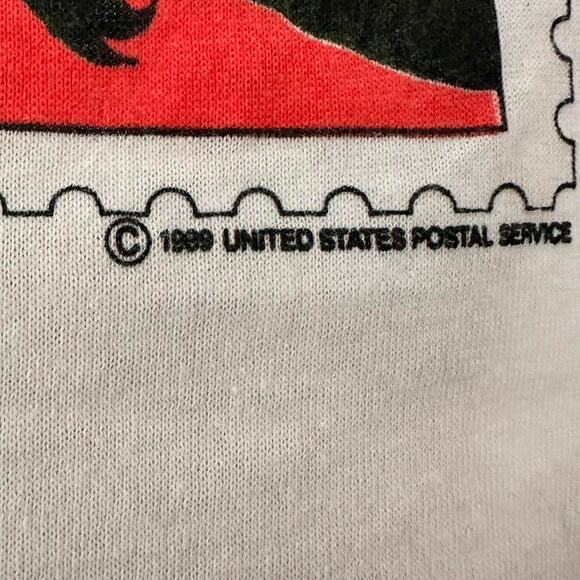 Vintage 1989 Tyrannosaurus USPS Stamp Shirt - Picture 3 of 7